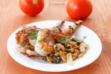 roasted rabbit
