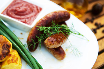 meat sausages