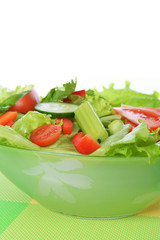 salad with vegetable
