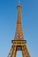 Fototapeta na wymiar View of Eiffel tower
