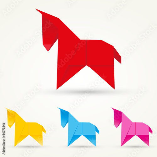 Origami Esel Stock Image And Royalty Free Vector Files On