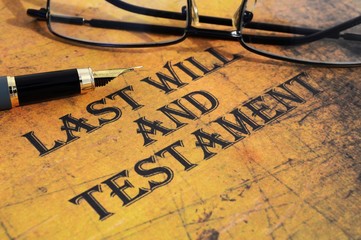 Last will and testament