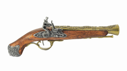 Mock of the old pirate pistol