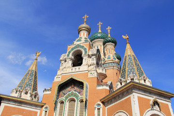 Cathédrale Russe Saint Nicolas de Nice (Côte d'Azur-France)