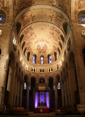 Inside Beautuful Church in Quebec