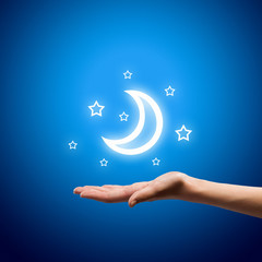 Moon in hands © Sergey Nivens