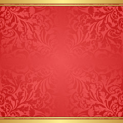 red background