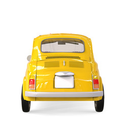 Pequeño coche de época italiana 500