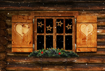 Weihnachtliches Fenster