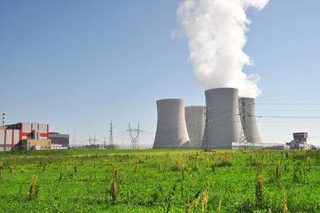 Fototapeta na wymiar Nuclear Power Plant