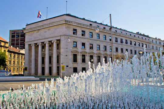 Croatian national bank in Zagreb