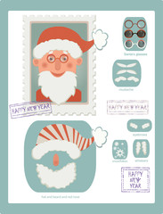 Make your own stamp with Santa