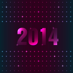 Happy New Year background with plasma design