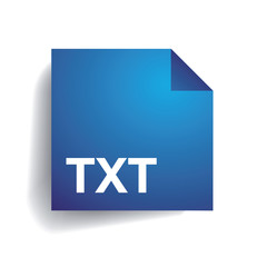 Fototapeta premium Txt folder icon