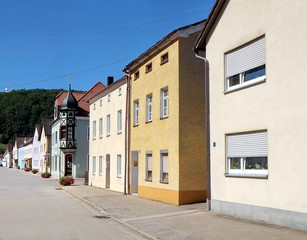 Fototapeta na wymiar Straße in Mörnsheim