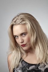 Naklejka premium Crazy woman