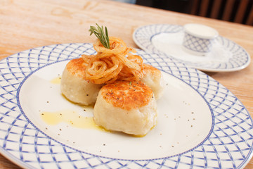 Vegetarian potato cutlets