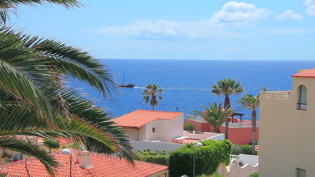 Luxury houses with seaview in Callao Salvaje, Tenerife Island.