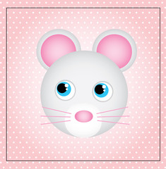 Obraz na płótnie Canvas cute mouse