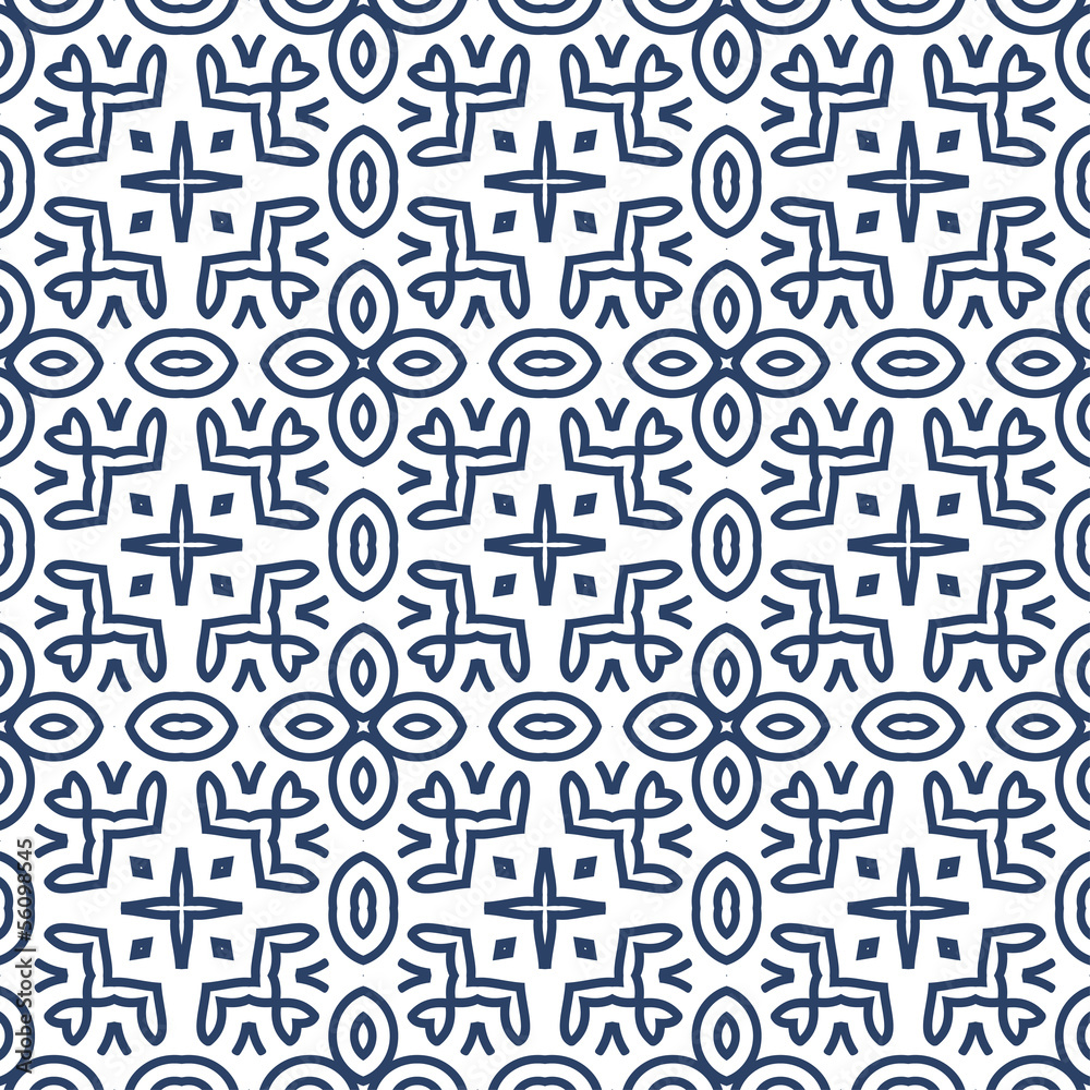 Poster Seamless Retro Pattern Background