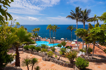 Pool at Tenerife island - Canary