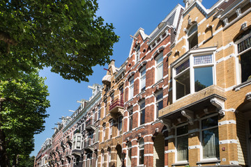 Fototapeta na wymiar Budynki w Amsterdamie