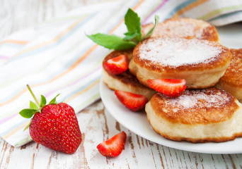 strawberry pancakes