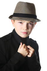 Boy with a hat