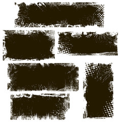 Grunge Backgrounds Vector Banners