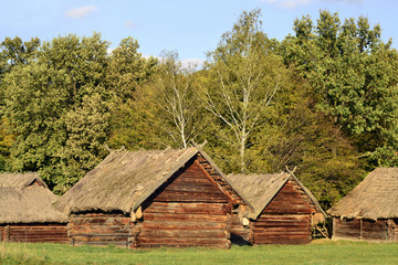 Fototapeta premium Old ukrainian houses