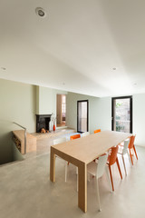 Beautiful modern house, view dining room