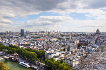 Obraz premium view of Paris city