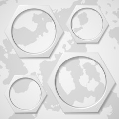 hexagon abstract background