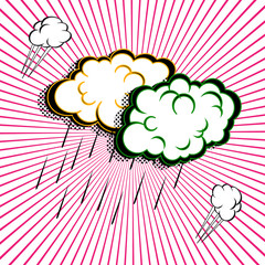 Comic Book Expressions Vector illustration Art