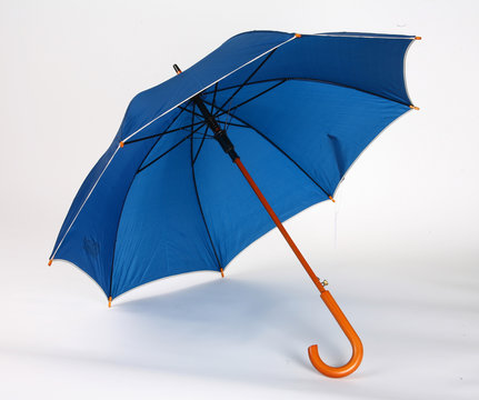 Dark blue umbrella