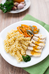 Pasta on plate