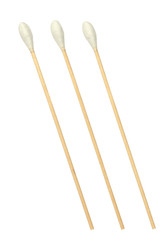 Cotton bud isolated on white background