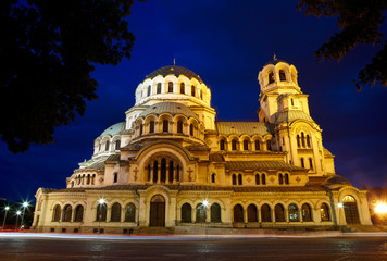 Fototapeta na wymiar Katedra Aleksandra Newskiego w stolicy Bułgarii - Sofia