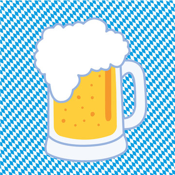 Bayern Oktoberfest Bier Vektor