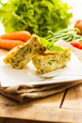 Vegetable flan