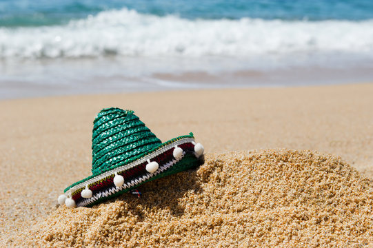 Spanish Sombrero At Beach