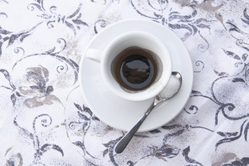Espresso in italian cafe
