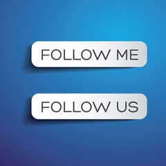Follow me and follow us labels
