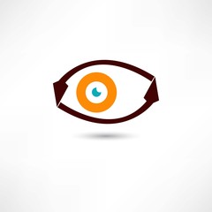 Obraz premium eye icon
