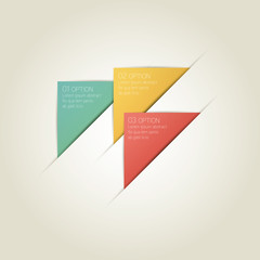 Triangle Infographic Background with Sample Text