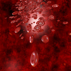 Blood cells - 3D Rendering