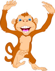 cute monkey cartoon