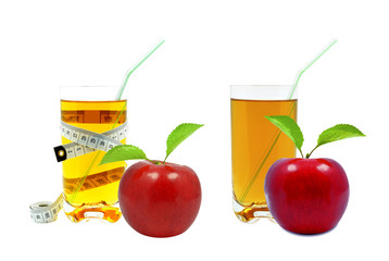 apple juice and meter