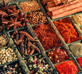 Variety of spices