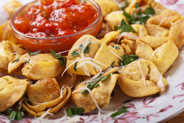 Fried tortellini